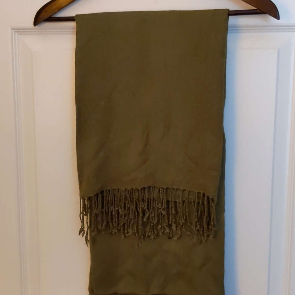 Olive Green Fashion Scarf